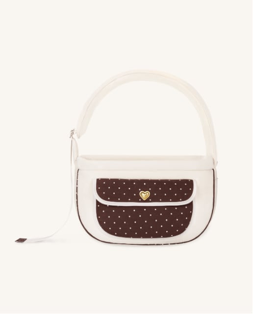 予約【seoru】 Dot Valentine Bag (brown)