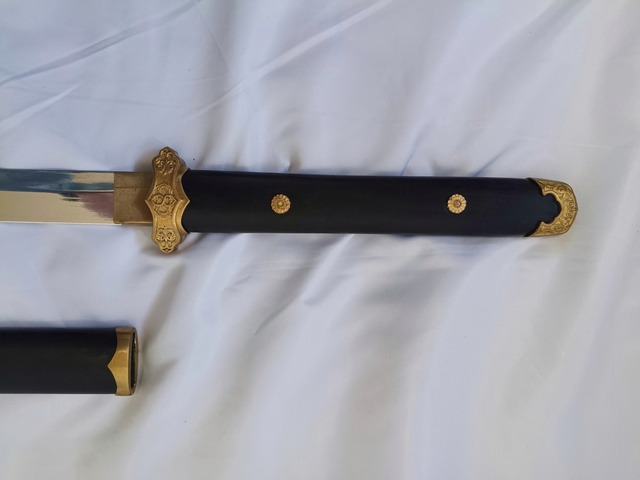 金装唐大刀2 アルミ合金刀身 模造刀 中国剣 古代日本刀