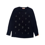 SOU・SOU le coq sportif ソウソウ ルコック 数字 プリント 長袖 Tシャツ サイズ M /ブラック系 メンズ