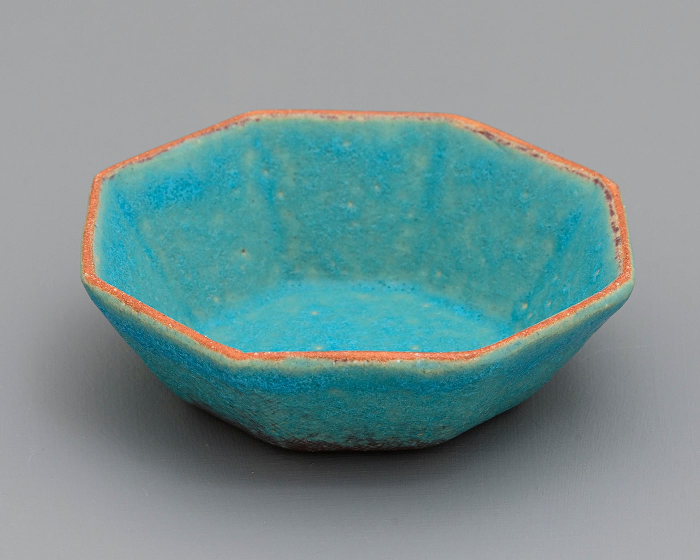 八角小鉢／トルコ青UTSUWA