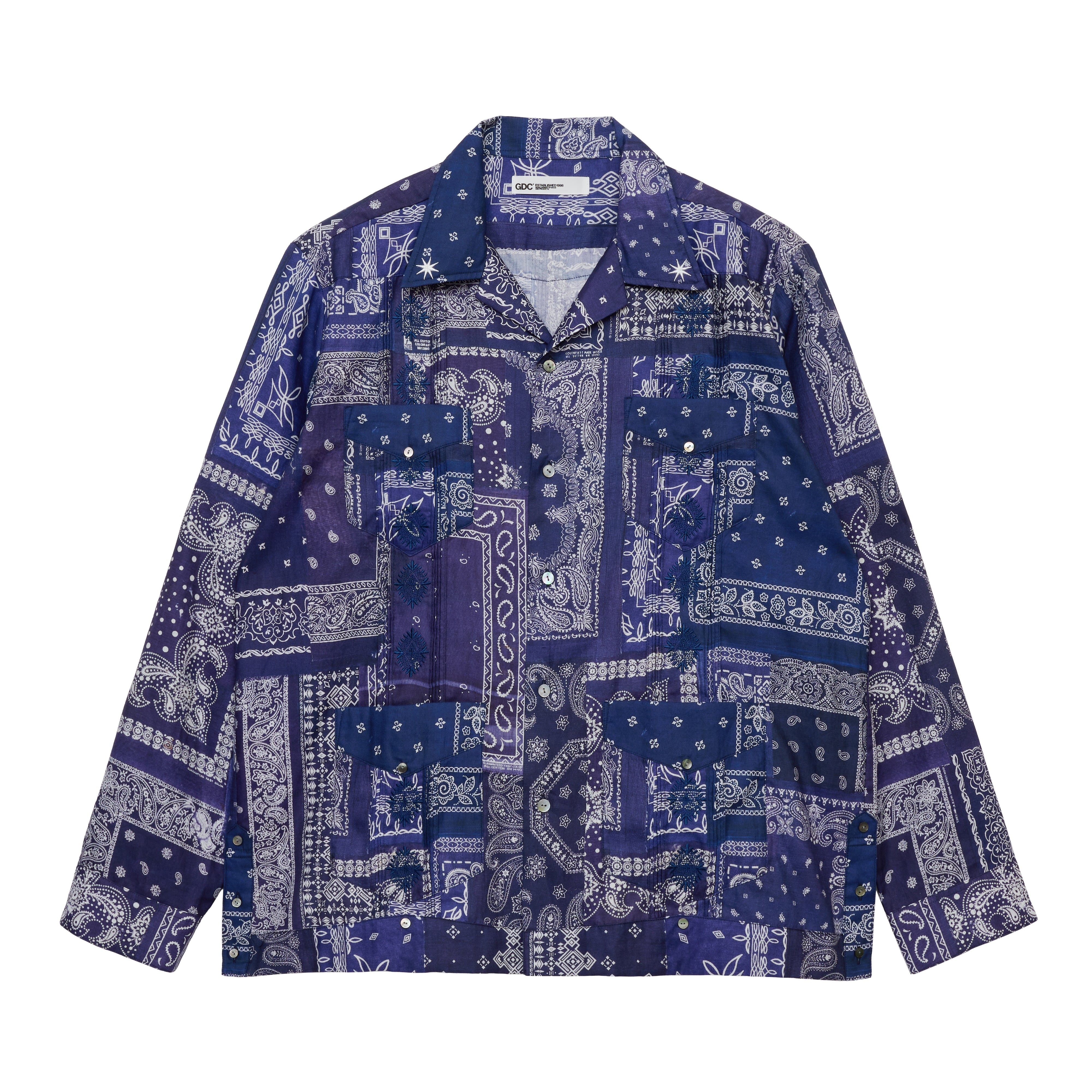 MIYAGI HIDETAKA×GDC】Cuban Shirt / NAVY | MIYAGIHIDETAKA