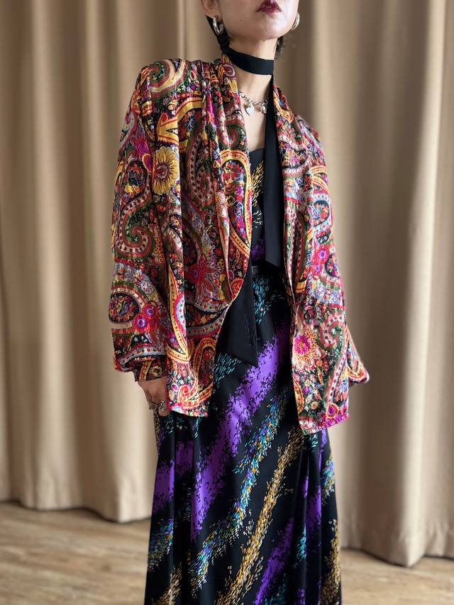 MADE IN U.S.A. paisley pattern shirt-5170-3