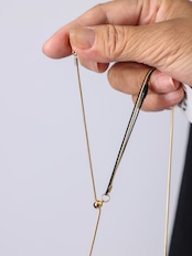 BEATRICE(ブドウ型シルバー&ゴールドネックレス)