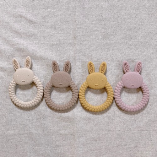 silicon bunny teether