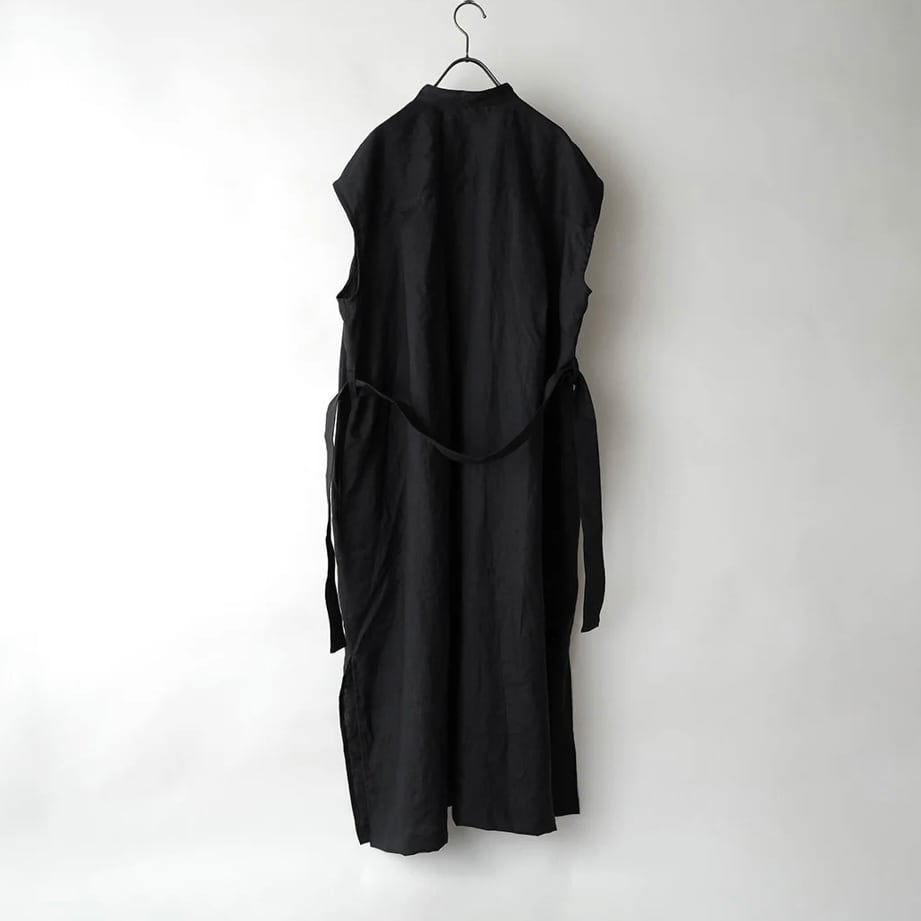 MANON │FRENCH LINEN NO SLEEVE ONEPIECE (2 colors） | robin ASO