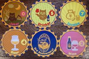 恵比寿・Night Owl【3rd Anniversary GAMING COASTER SET】