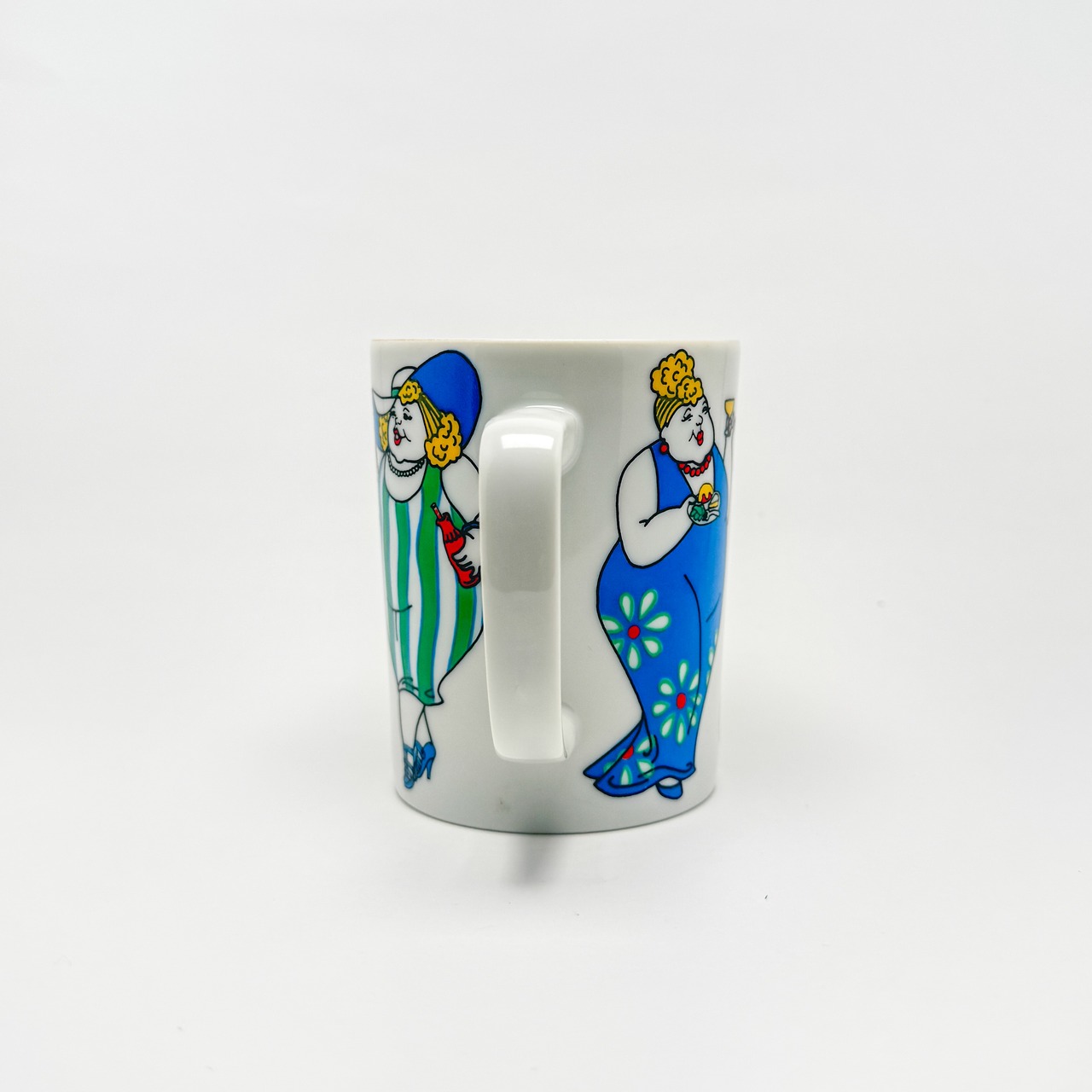 フィッツ＆フロイド 70's ヴィンテージ マグカップ Variations Fat Is Beautiful