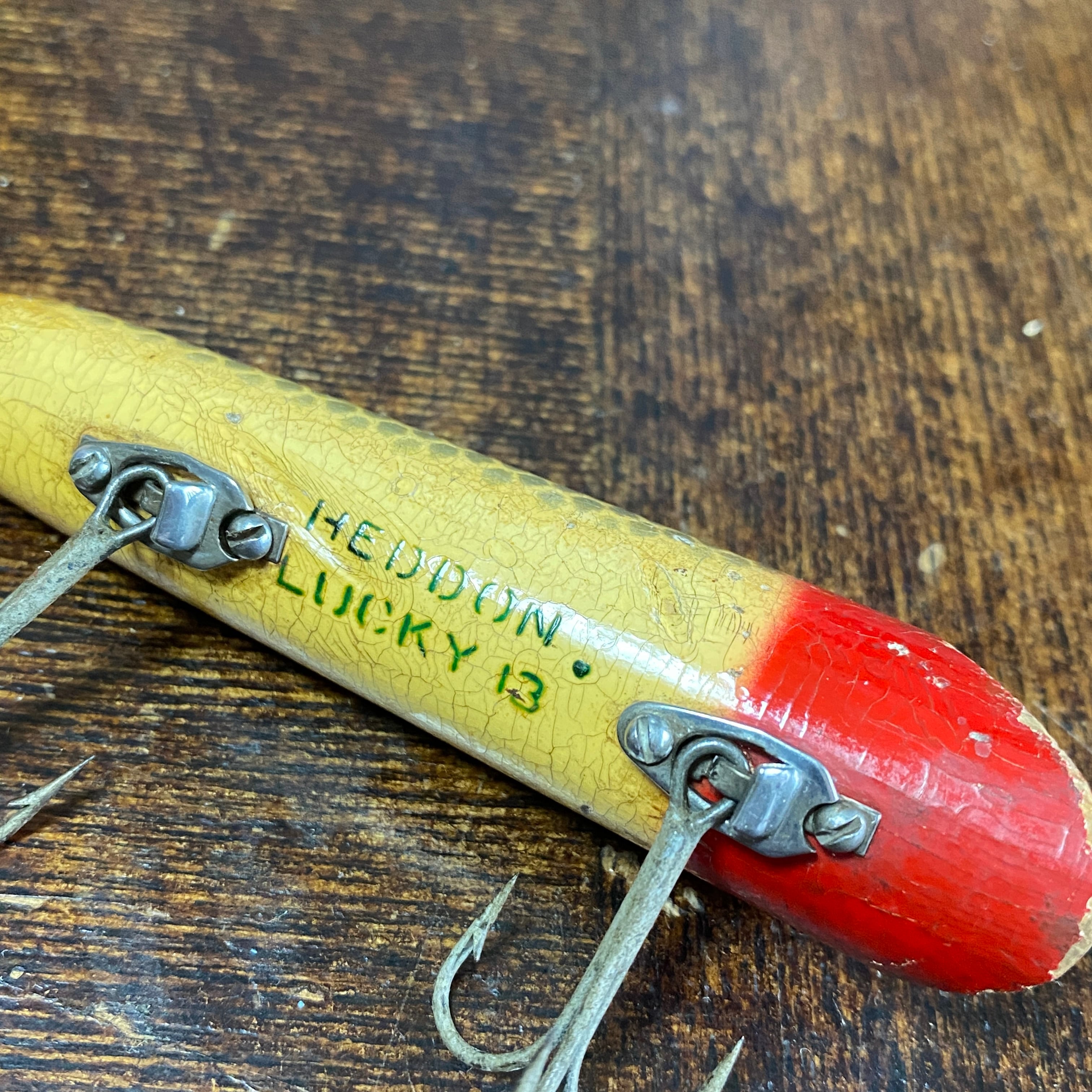 20s HEDDON Lucky13 / オールドヘドン ラッキー13 ビンテージ 20s HEDDON Lucky13 / オールドヘドン ラッキー13 ビンテージ