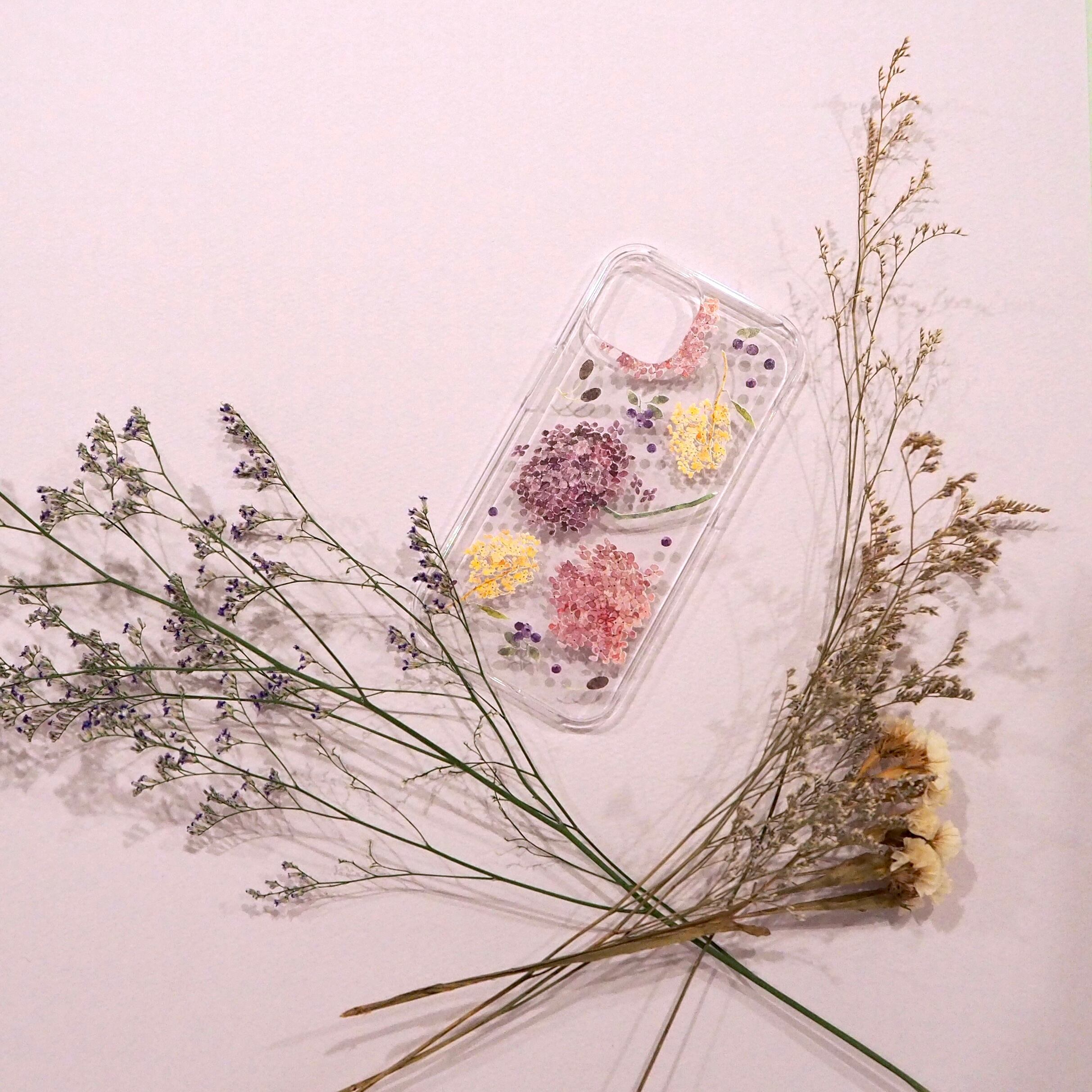 clear iPhone case《雨のドレス》