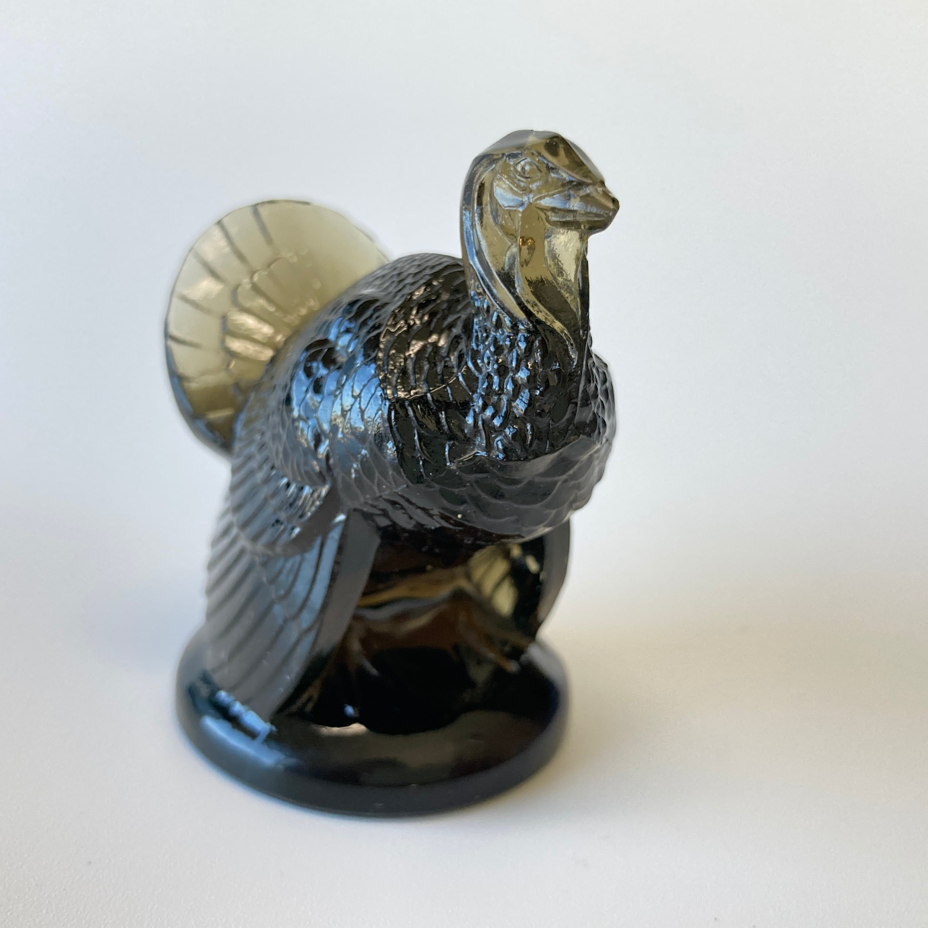 R.LALIQUE ルネ・ラリック 印章 彫像 置物「Dindon」七面鳥 スモーク