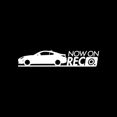 BRZ【ZD系】録画中 ステッカー
