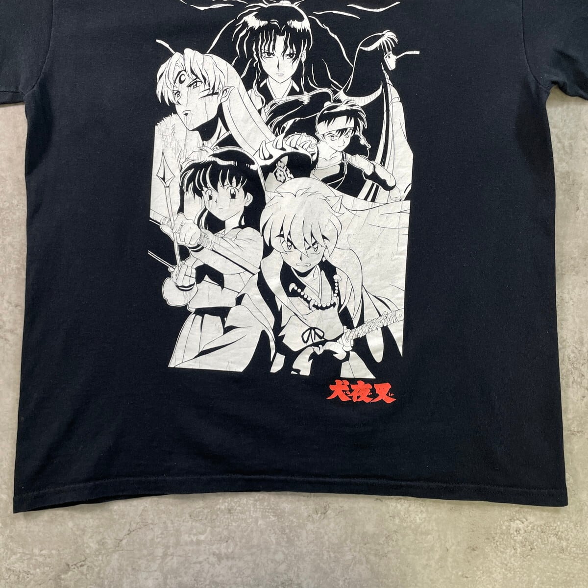 00年代 犬夜叉 INUYASHA いぬやしゃ キャラクター プリントTシャツ