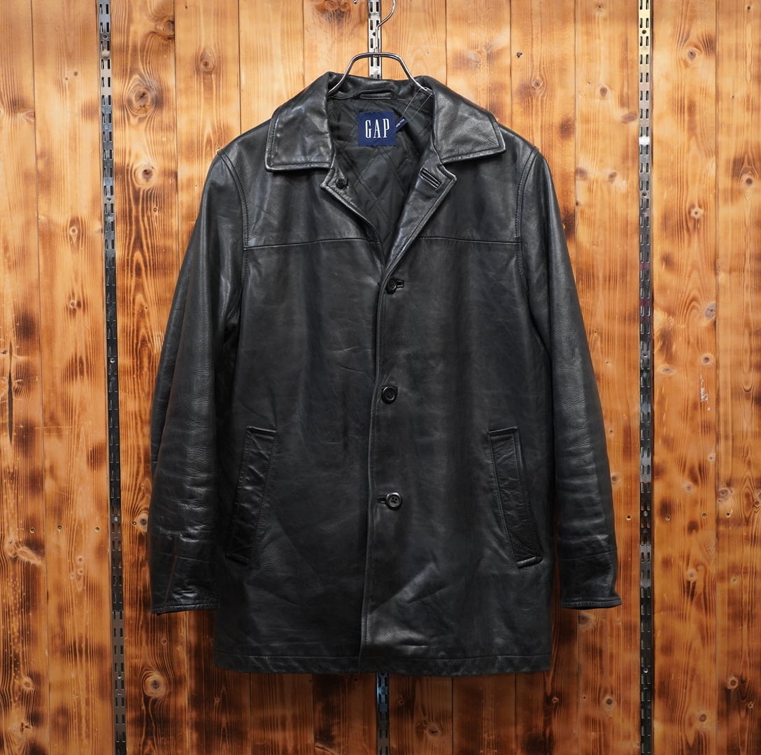 old gap レザー カーコート XXS/ギャップ
