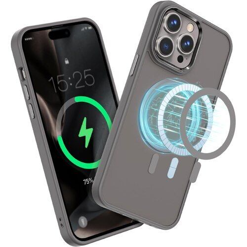 新品》 MILPROX iPhone 15 Pro Max 用 ケース マグネット搭載 Magsafe 