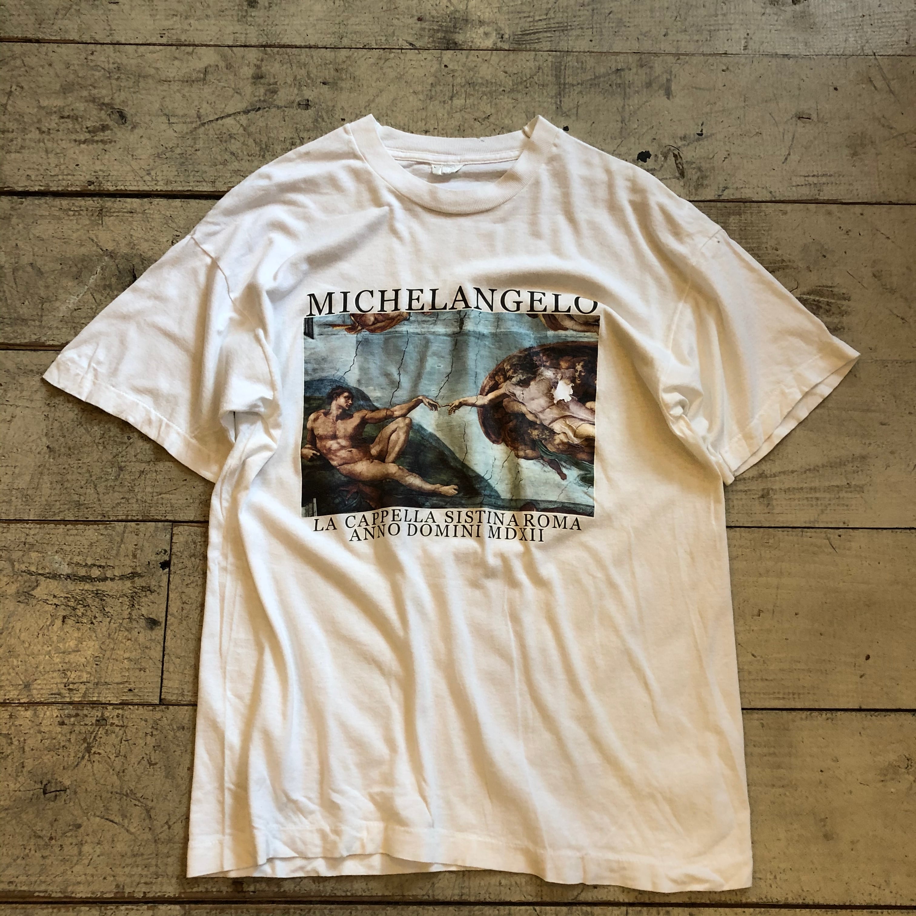 90s MICHELANGELO T-shirt | What'z up