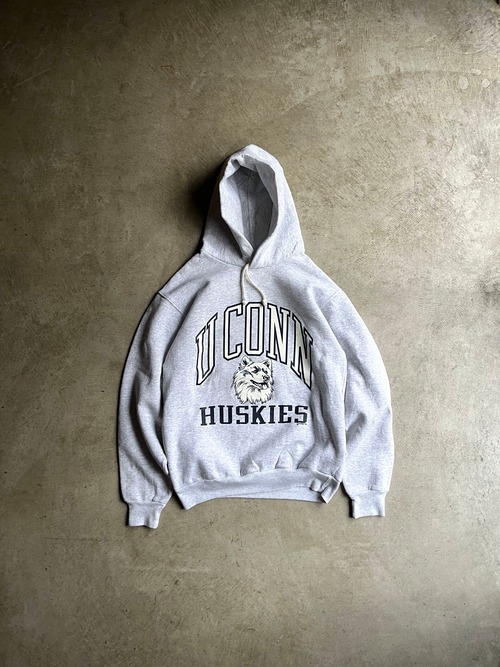 USA製 90's FLEXWEAR SWEAT PARKA “UCONN HUSKIES”