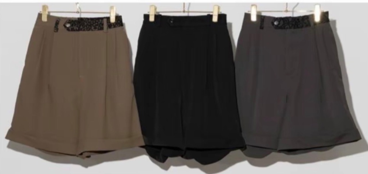 【GALENA】タックショートパンツ　70062-1106