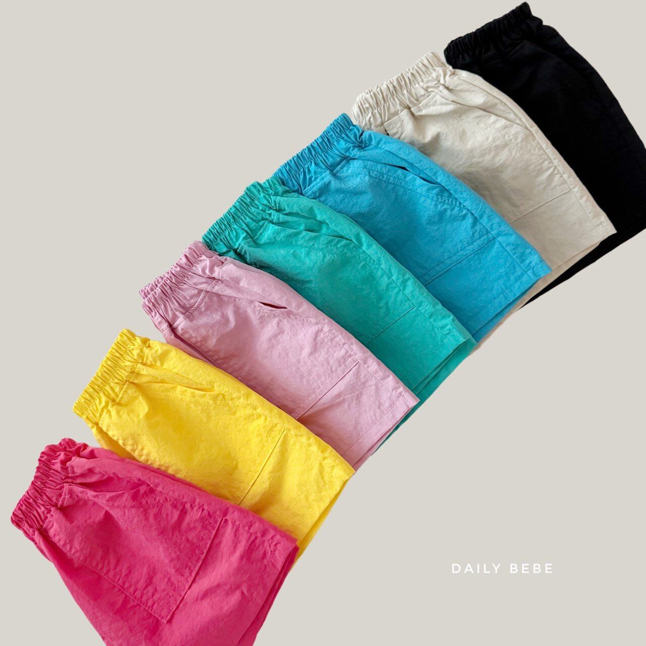«予約»«ジュニアサイズあり»«daily bebe» シャカシャカパンツ 7colors