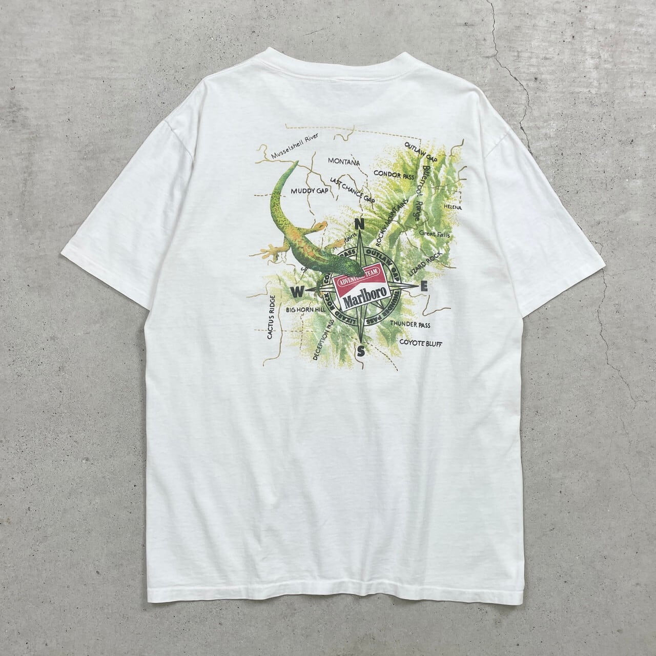 90年代 USA製 Marlboro マルボロ アドバタイジング プリントTシャツ 