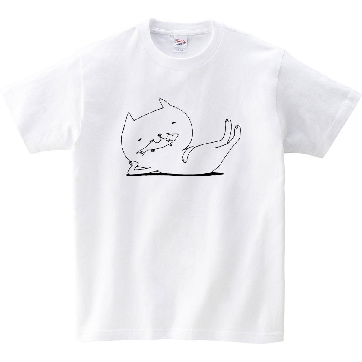 猫 ごきげん ネコ Tシャツ cat19 猫服 ゆるキャラ ねこ 猫 服 ねこ柄 猫柄 手描き