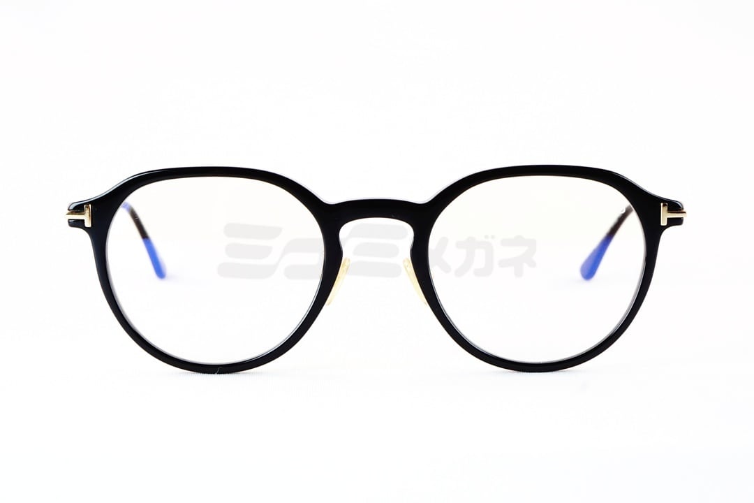 【TOM FORD￼】サングラス(TF5777-DB001) TOM FORD ブルーライトカット TF5777-D-B 001 ウェリントン クラシカル