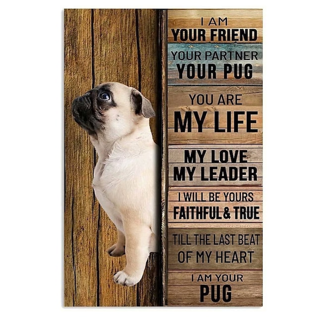 Wall decoration  -your pug-　　dc-16