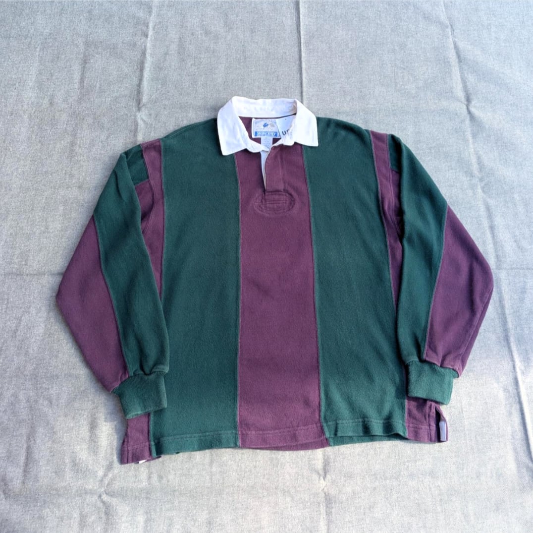 好配色!! 90s Lands‘ end rugby shirt 小岩店