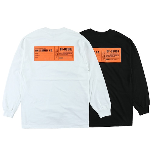 One Family / Long Sleeve T-Shirt / Name Tag