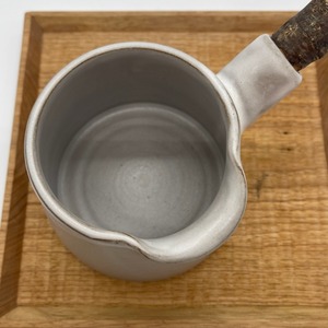 『フじイまさよ(Fujii Msy Pottery)』耐熱　ミルクパン モカ　2022012074358