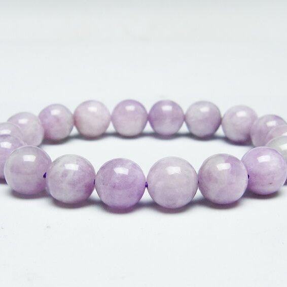 クンツァイト ブレスレット 11mm ミルキークンツァイト ブレス 一点物 メール便可 [M便 1/10] 111-46405