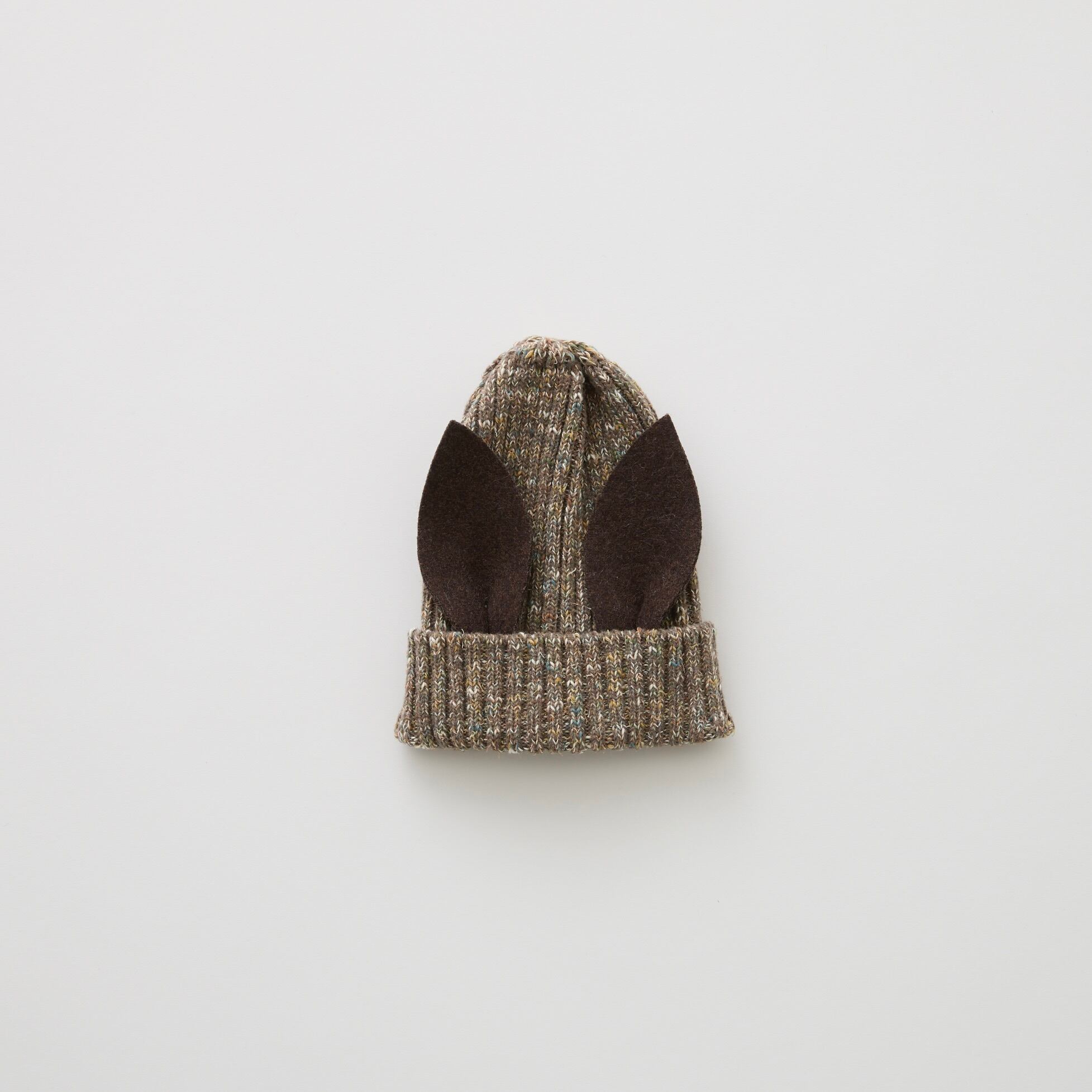 《予約商品 eLfinFolk 2026AW》Nep Yarn Beast Beanie by CA4LA / brown / S・M