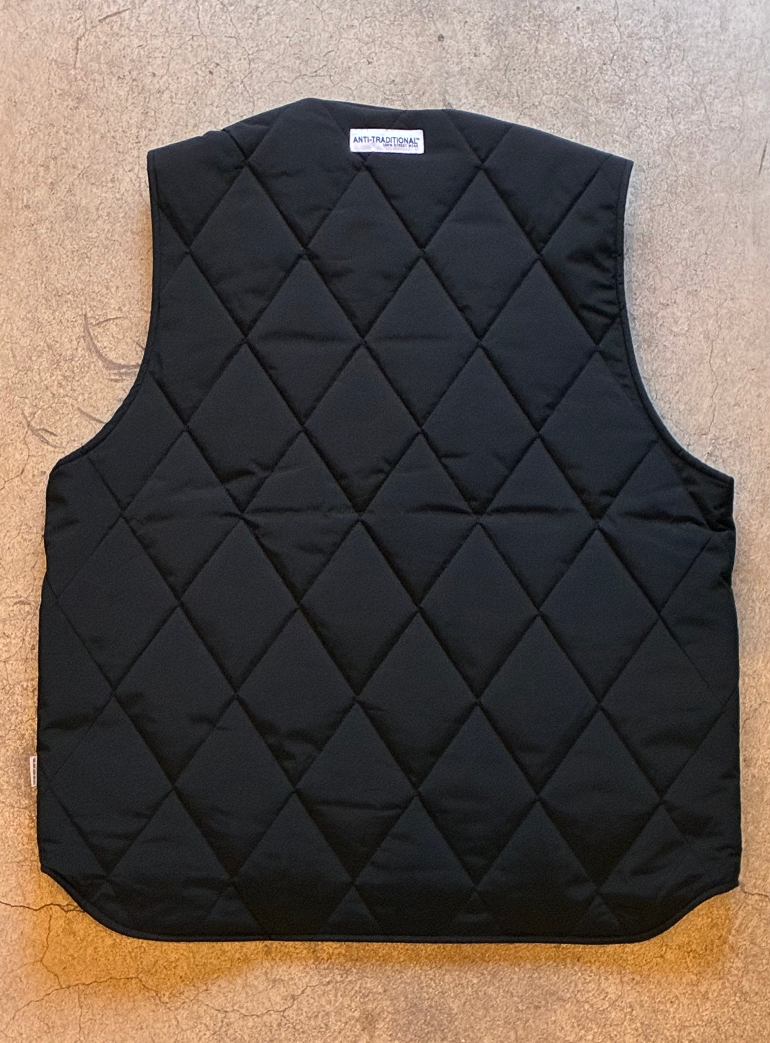 FLUTTER 電熱キルティングベスト ブラック FLUTTER】TURBO HEAT®︎ Quilting Puff Vest -BLACK（フラッター