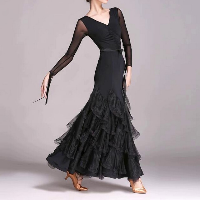 ティアードフリル スタンダードドレス ds00660