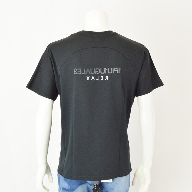 nulelu商品になります。 1PIU1UGUALE3 RELAX｜リバースロゴ半袖Tシャツ｜ウノピゥウノウグァー