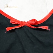 社交ダンス 衣装 トップス Tシャツ ブラック系 チャコット Luigi 黒 赤 日本製 練習 レッスン 伸縮 ストレッチ バレエ ヨガ リボン 半袖 かわいい シンプル ダンス衣装 イベント Chacott レッド系 グレイ系