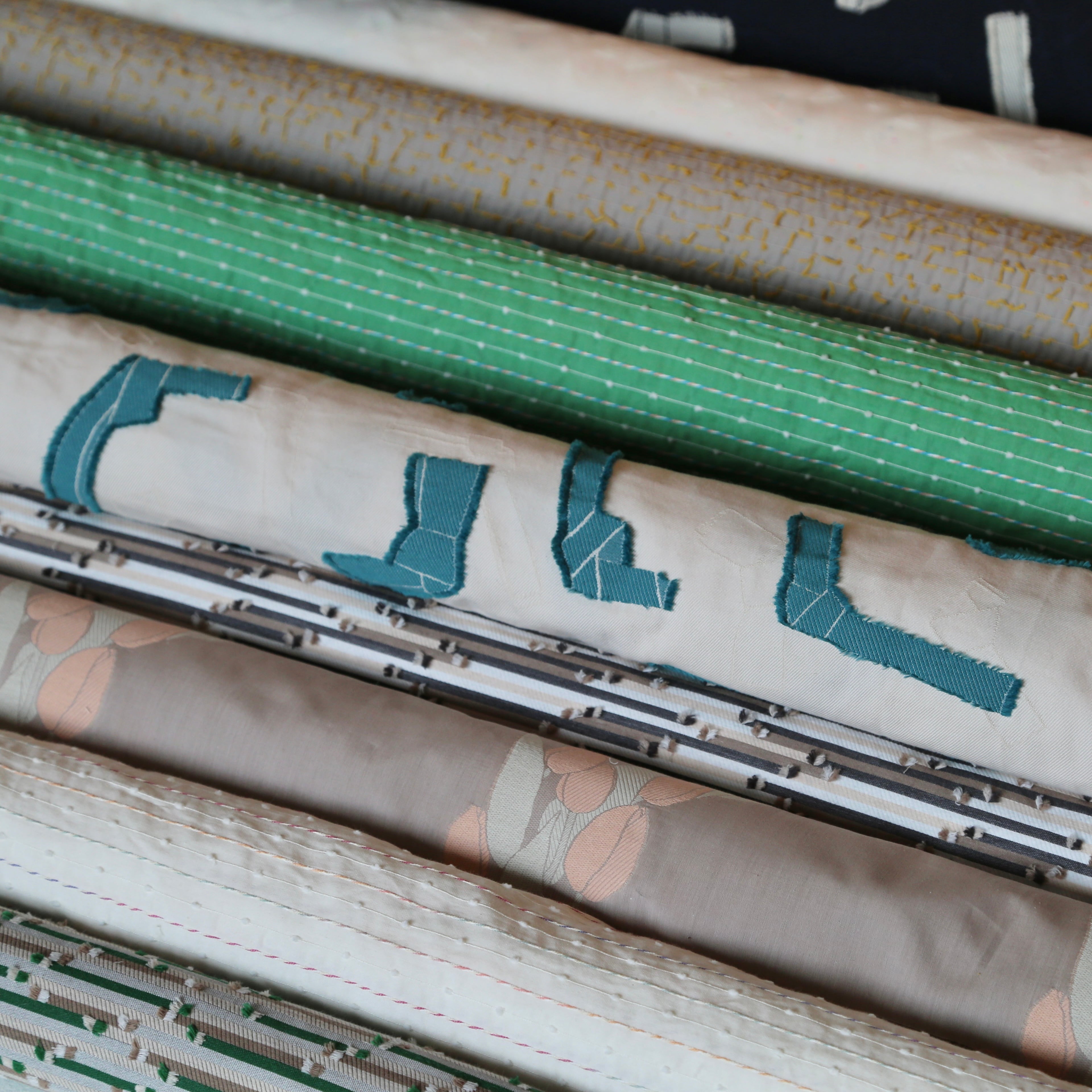 Original Textile 'Knots' Ivory | IBAMOTO HONTEN