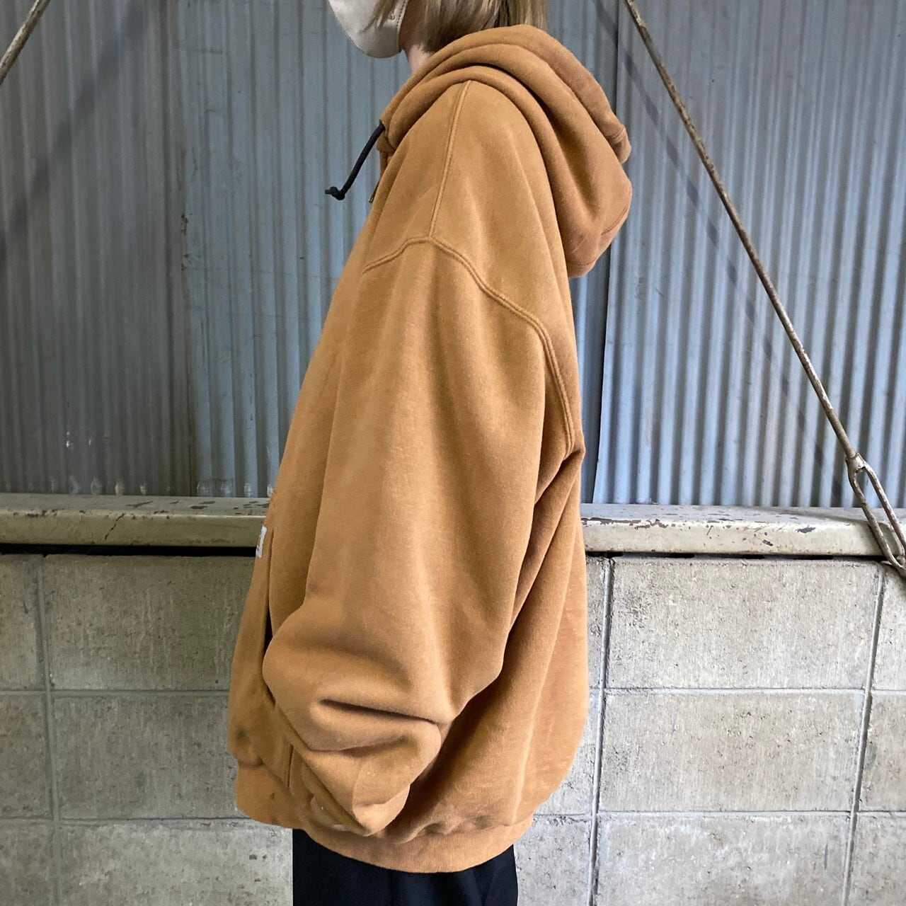 雰囲気系 Carhartt カーハート スウェット フルジップパーカー メンズ