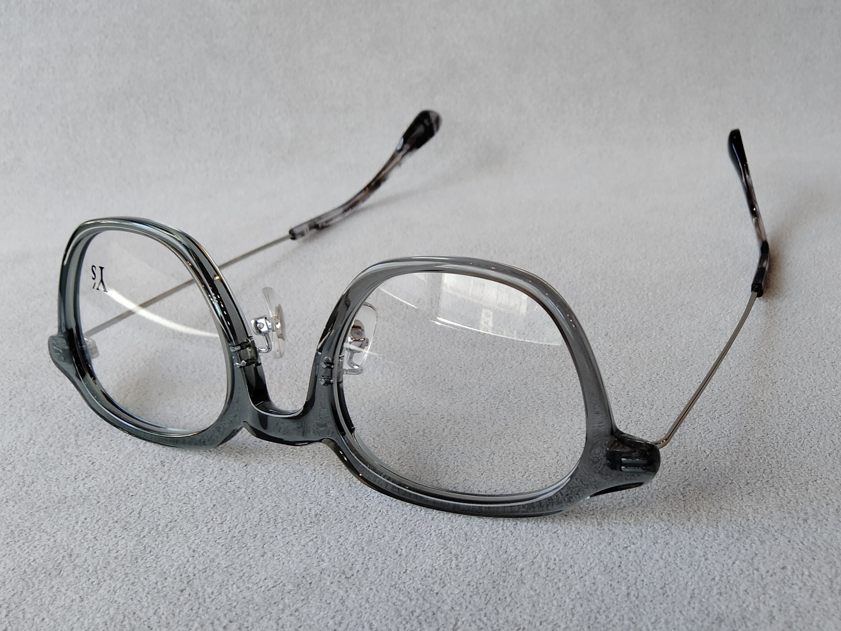 Y's (ワイズ) EYEWEAR 81-0036-3 // CLEAR BLUE GRAY ［made in JAPAN