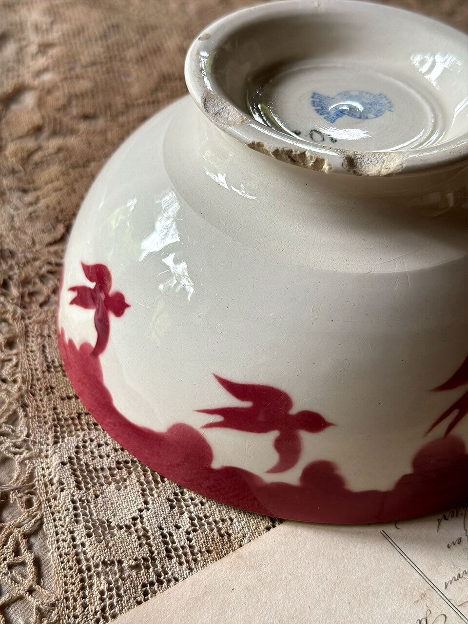 ツバメのカフェオレボウル | Brocante de La Cocotte （フランス