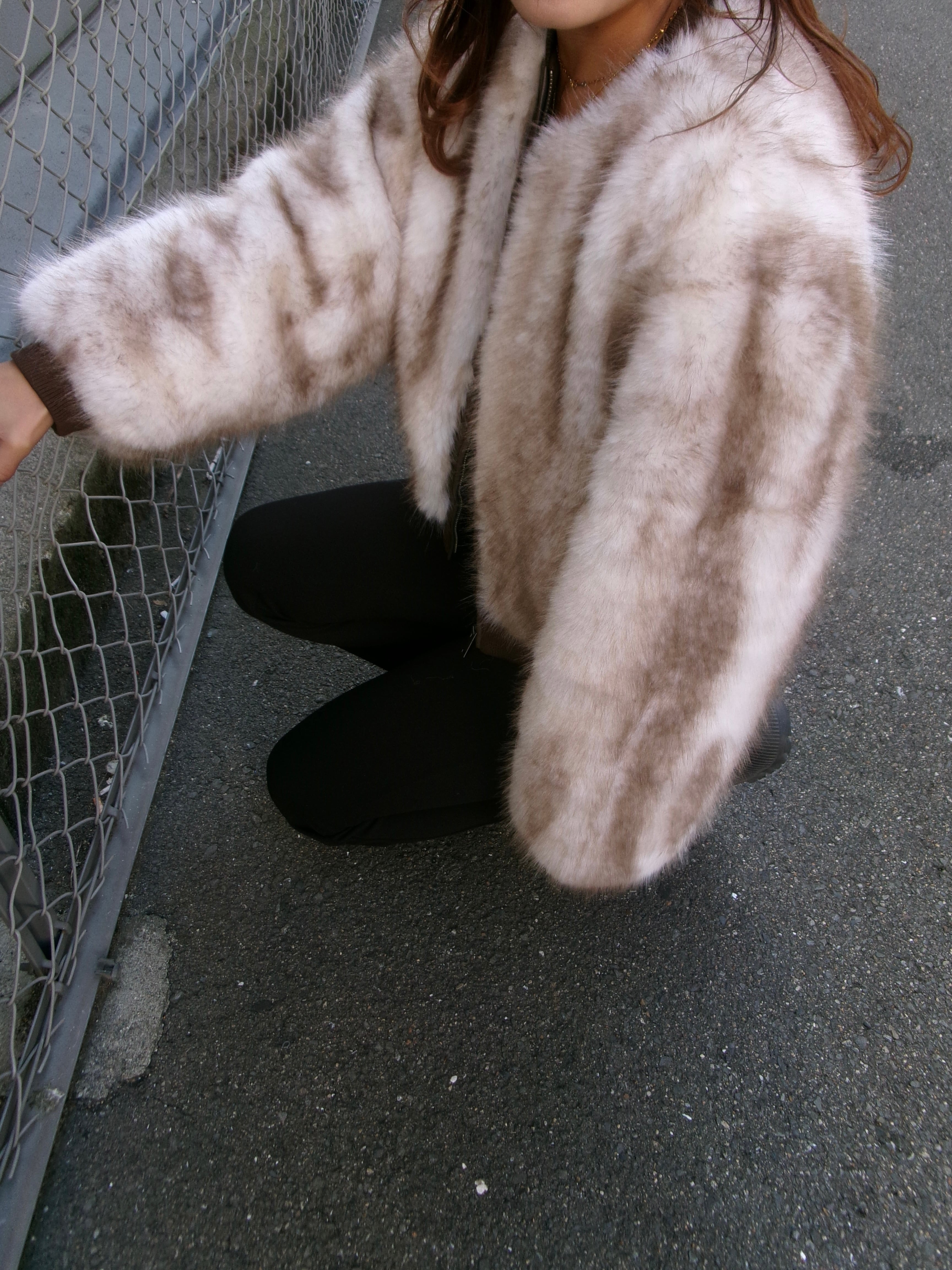 fur blouson | iseeroom.