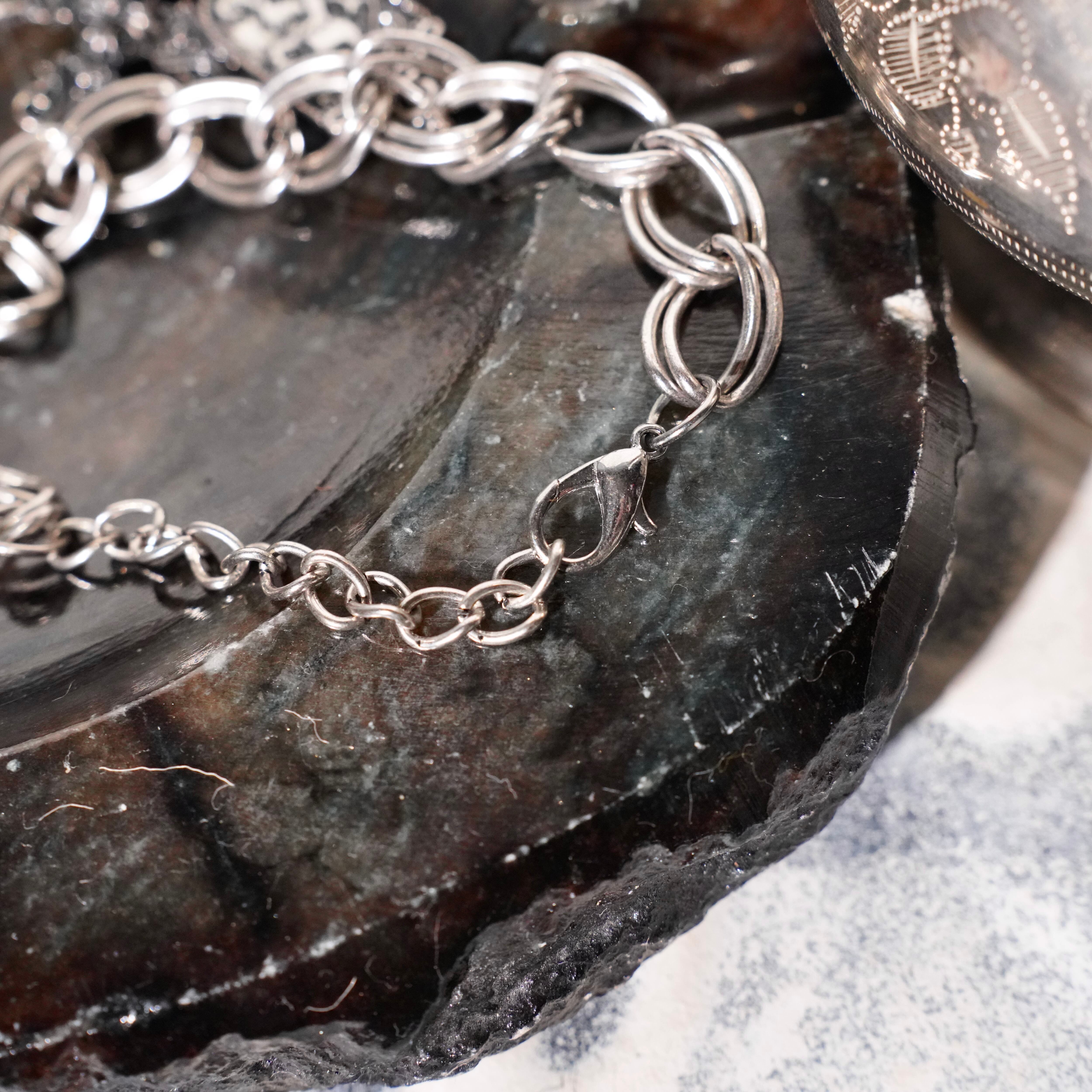 USA VINTAGE CROSS CHARM DESIGN BRACELET/アメリカ古着クロスチャーム