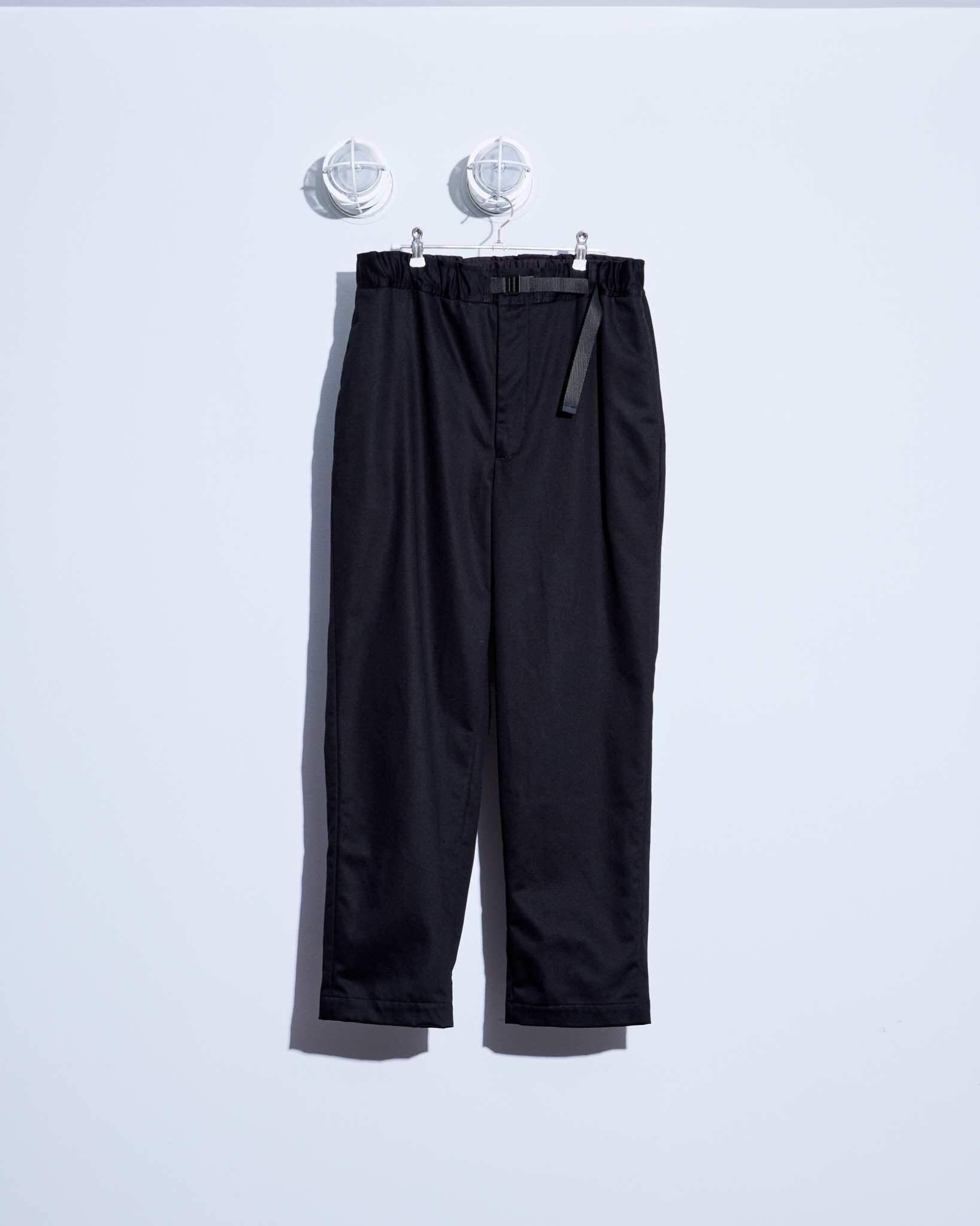 everyone belted easy pants BLACK S パンツ