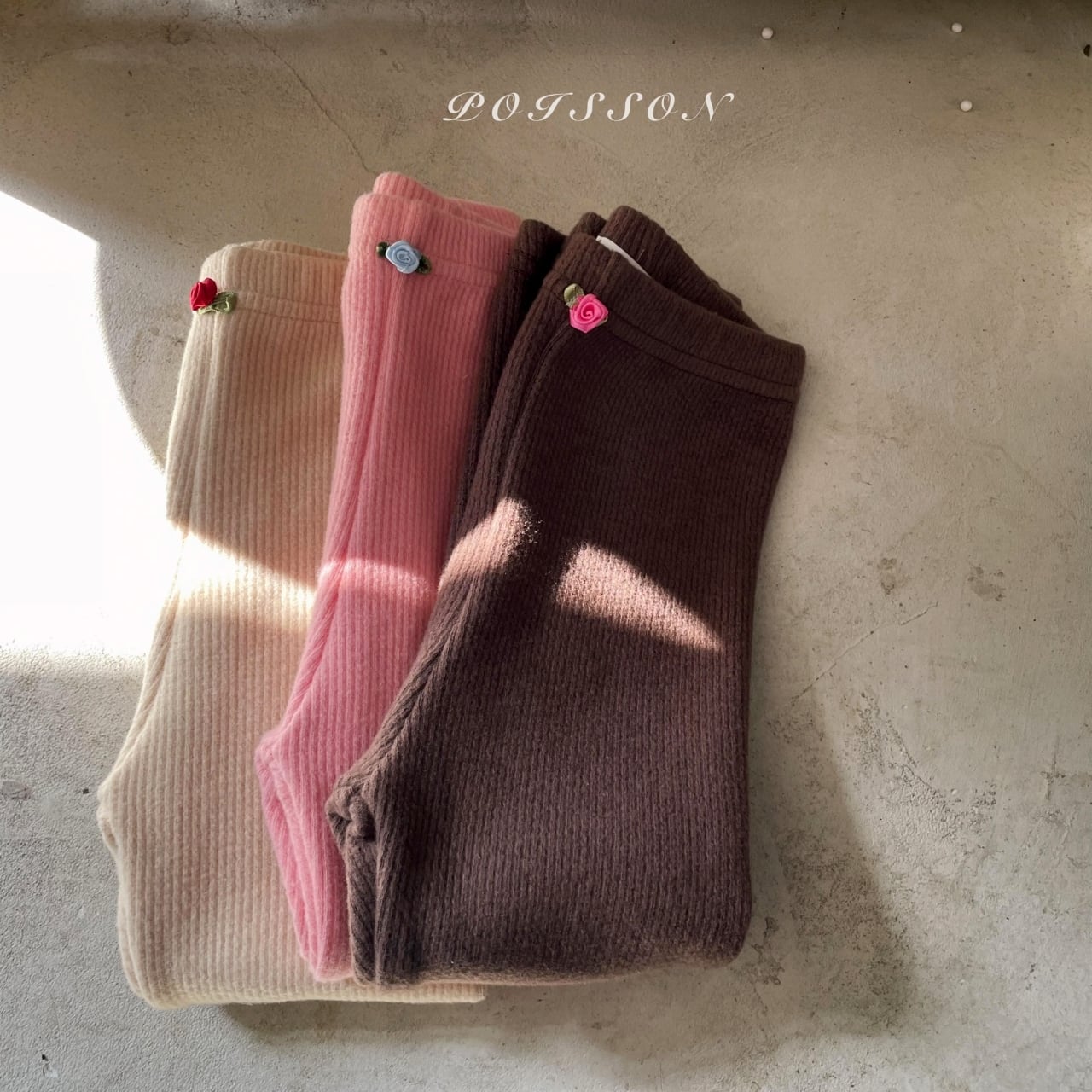 «sold out»«poisson» ローズレギンス 3colors