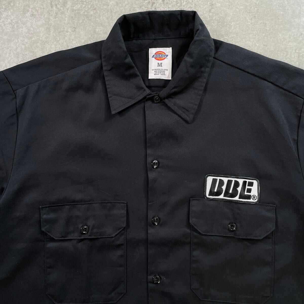 Dickies ディッキーズ 企業ロゴワッペン ワークシャツ 半袖シャツ