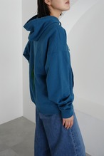 paint pullover turquoise