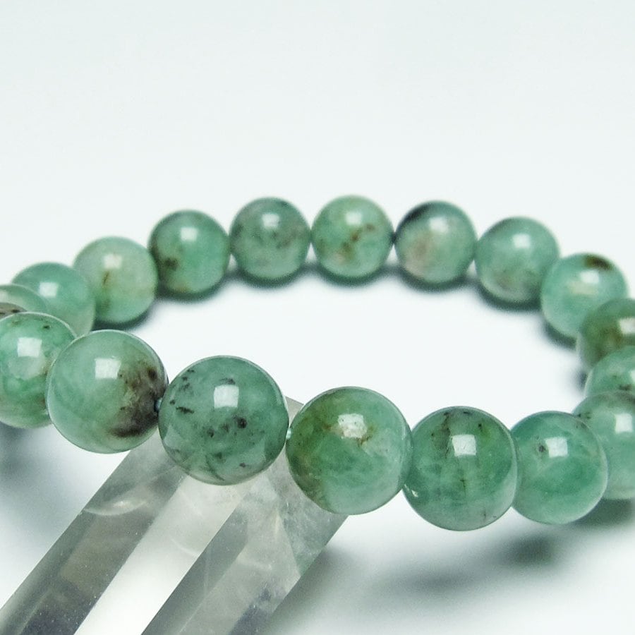 エメラルド ブレスレット 11mm 一点物 111-26051