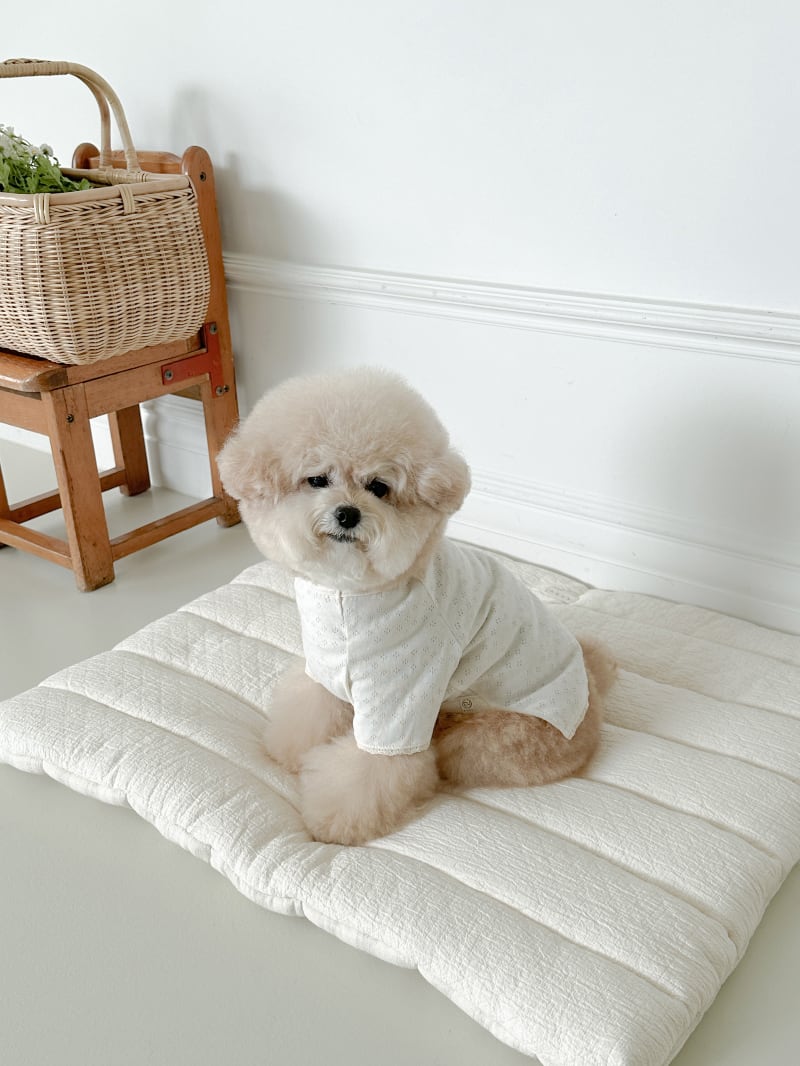 〈予約アイテム〉EYOU アイレットTシャツ(アイボリー )