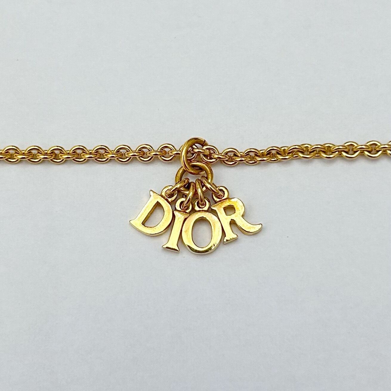 クリスチャンディオール Dior ミニロゴ ネックレス （N5524