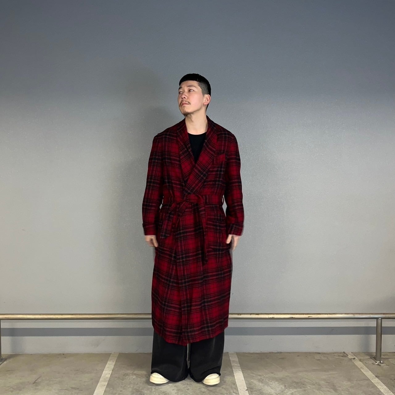 40s PENDLETON Wool Gown Coat