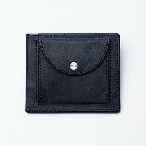 【Iru×IKENOHATA GINKAWATEN】PUEBLO LEATHER SLIM WALLET / 受注生産 6月下旬～7月上旬 発送予定